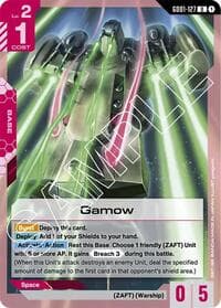 Gamow - Newtype Rising - Gundam Card Game card