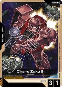 Char's Zaku II (T-006) Token - Starter Deck 03: Zeon's Rush - Gundam Card Game card