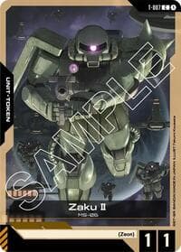 Zaku II (T-007) Token - Starter Deck 03: Zeon's Rush - Gundam Card Game card