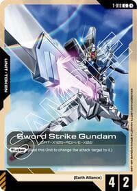 Sword Strike Gundam (T-010) Token - Starter Deck 04: SEED Strike - Gundam Card Game card