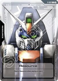 Resource (R-007) - Newtype Rising - Gundam Card Game card