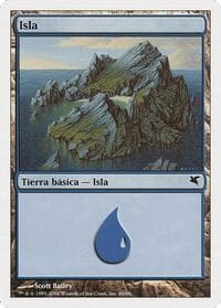 Island (Spanish) - "Isla" (H60) - Magic Encyclopedia 2005 (Salvat/Hachette) - Magic: The Gathering card