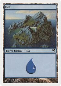 Island (Spanish) - "Isla" (E57) - Magic Encyclopedia 2005 (Salvat/Hachette) - Magic: The Gathering card
