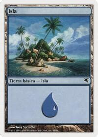 Island (Spanish) - "Isla" (G48) - Magic Encyclopedia 2005 (Salvat/Hachette) - Magic: The Gathering card
