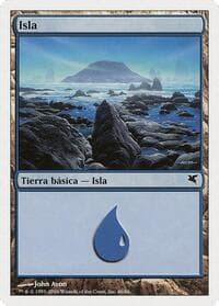 Island (Spanish) - "Isla" (H46) - Magic Encyclopedia 2005 (Salvat/Hachette) - Magic: The Gathering card