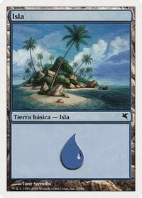 Island (Spanish) - "Isla" (E33) - Magic Encyclopedia 2005 (Salvat/Hachette) - Magic: The Gathering card
