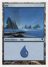 Island (Spanish) - "Isla" (E32) - Magic Encyclopedia 2005 (Salvat/Hachette) - Magic: The Gathering card