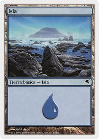 Island (Spanish) - "Isla" (H23) - Magic Encyclopedia 2005 (Salvat/Hachette) - Magic: The Gathering card