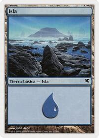 Island (Spanish) - "Isla" (G11) - Magic Encyclopedia 2005 (Salvat/Hachette) - Magic: The Gathering card