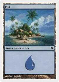 Island (Spanish) - "Isla" (H10) - Magic Encyclopedia 2005 (Salvat/Hachette) - Magic: The Gathering card