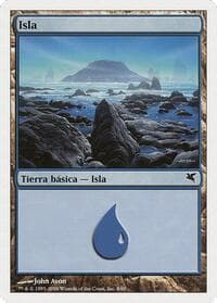 Island (Spanish) - "Isla" (H8) - Magic Encyclopedia 2005 (Salvat/Hachette) - Magic: The Gathering card