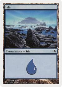 Island (Spanish) - "Isla" (E8) - Magic Encyclopedia 2005 (Salvat/Hachette) - Magic: The Gathering card