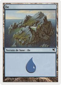 Island (French) - "Ile" (H60) - Magic Encyclopedia 2005 (Salvat/Hachette) - Magic: The Gathering card