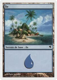Island (French) - "Ile" (H36) - Magic Encyclopedia 2005 (Salvat/Hachette) - Magic: The Gathering card