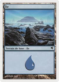 Island (French) - "Ile" (G36) - Magic Encyclopedia 2005 (Salvat/Hachette) - Magic: The Gathering card