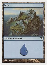 Island (Italian) - "Isola" (G59) - Magic Encyclopedia 2005 (Salvat/Hachette) - Magic: The Gathering card