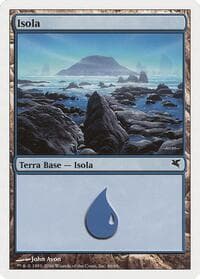 Island (Italian) - "Isola" (H46) - Magic Encyclopedia 2005 (Salvat/Hachette) - Magic: The Gathering card