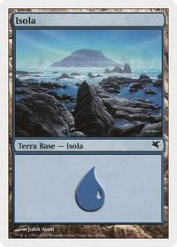Island (Italian) - "Isola" (E45) - Magic Encyclopedia 2005 (Salvat/Hachette) - Magic: The Gathering card