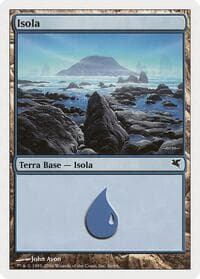 Island (Italian) - "Isola" (G36) - Magic Encyclopedia 2005 (Salvat/Hachette) - Magic: The Gathering card