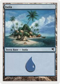 Island (Italian) - "Isola" (G24) - Magic Encyclopedia 2005 (Salvat/Hachette) - Magic: The Gathering card