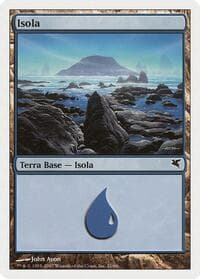 Island (Italian) - "Isola" (E21) - Magic Encyclopedia 2005 (Salvat/Hachette) - Magic: The Gathering card