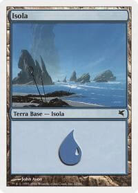 Island (Italian) - "Isola" (G12) - Magic Encyclopedia 2005 (Salvat/Hachette) - Magic: The Gathering card