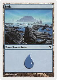 Island (Italian) - "Isola" (G11) - Magic Encyclopedia 2005 (Salvat/Hachette) - Magic: The Gathering card