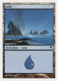 Island (Italian) - "Isola" (E9) - Magic Encyclopedia 2005 (Salvat/Hachette) - Magic: The Gathering card