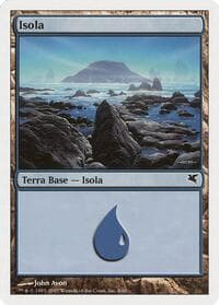 Island (Italian) - "Isola" (E8) - Magic Encyclopedia 2005 (Salvat/Hachette) - Magic: The Gathering card