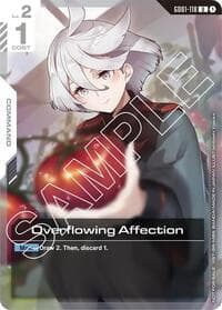 Overflowing Affection (Newtype Challenge 2025 Mission 1) - Gundam Promotional Cards - Gundam Card Game card