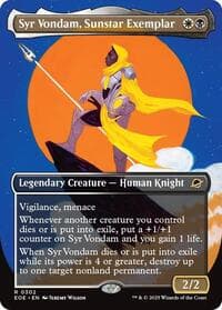 Syr Vondam, Sunstar Exemplar (Borderless) - Edge of Eternities - Magic: The Gathering card