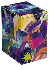 Magic: The Gathering Edge of Eternities Flip 'n' Tray Deck Case XenoSkin - Haliya and Tezzeret (Holds 133+) - Ultimate Guard Deck Boxes - Deck Boxes card