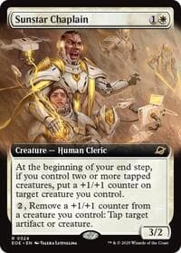 Sunstar Chaplain (Extended Art) - Edge of Eternities - Magic: The Gathering card