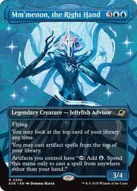 Mm'menon, the Right Hand (Borderless) - Edge of Eternities - Magic: The Gathering card