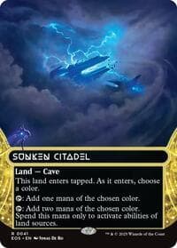 Sunken Citadel (0041) (Borderless) - Edge of Eternities: Stellar Sights - Magic: The Gathering card