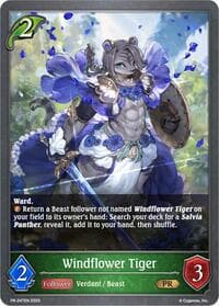 Windflower Tiger - Shadowverse: Evolve Promo Cards - Shadowverse: Evolve card