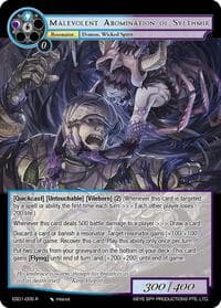 Malevolent Abomination of Sylthmir - Evil Cluster Starter Deck 1: Valgott - Force of Will card