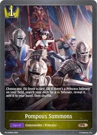 Pompous Summons - Shadowverse: Evolve Promo Cards - Shadowverse: Evolve card