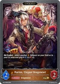 Marion, Elegant Dragonewt (Evolved) - Shadowverse: Evolve Promo Cards - Shadowverse: Evolve card