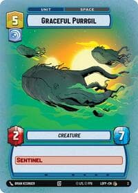 Graceful Purrgil - Legends of the Force: Weekly Play Promos - Star Wars: Unlimited card
