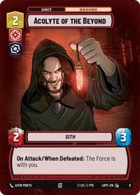 Acolyte of the Beyond - Legends of the Force: Weekly Play Promos - Star Wars: Unlimited card