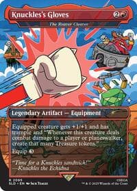 Knuckles's Gloves - The Reaver Cleaver - Secret Lair Drop Series - Magic: The Gathering card