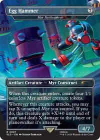 Egg Hammer - Myr Battlesphere - Secret Lair Drop Series - Magic: The Gathering card