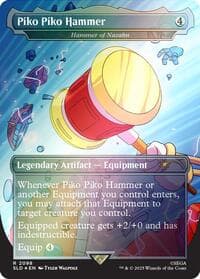 Piko Piko Hammer - Hammer of Nazahn (Rainbow Foil) - Secret Lair Drop Series - Magic: The Gathering card