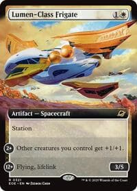 Lumen-Class Frigate (Extended Art) - Edge of Eternities - Magic: The Gathering card