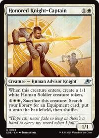 Honored Knight-Captain - Edge of Eternities - Magic: The Gathering card