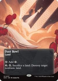 Dust Bowl (0057) (Borderless) - Edge of Eternities: Stellar Sights - Magic: The Gathering card