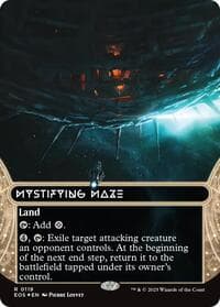 Mystifying Maze (0119) (Borderless) (Galaxy Foil) - Edge of Eternities: Stellar Sights - Magic: The Gathering card