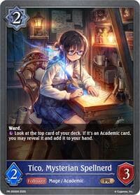 Tico, Mysterian Spellnerd - Shadowverse: Evolve Promo Cards - Shadowverse: Evolve card