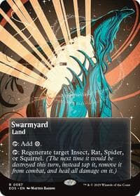 Swarmyard (0087) (Borderless) - Edge of Eternities: Stellar Sights - Magic: The Gathering card